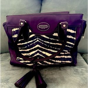 Coach Zebra Bag